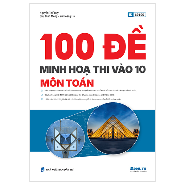 100 Đề Minh Họa Thi Vào 10 - Môn Toán