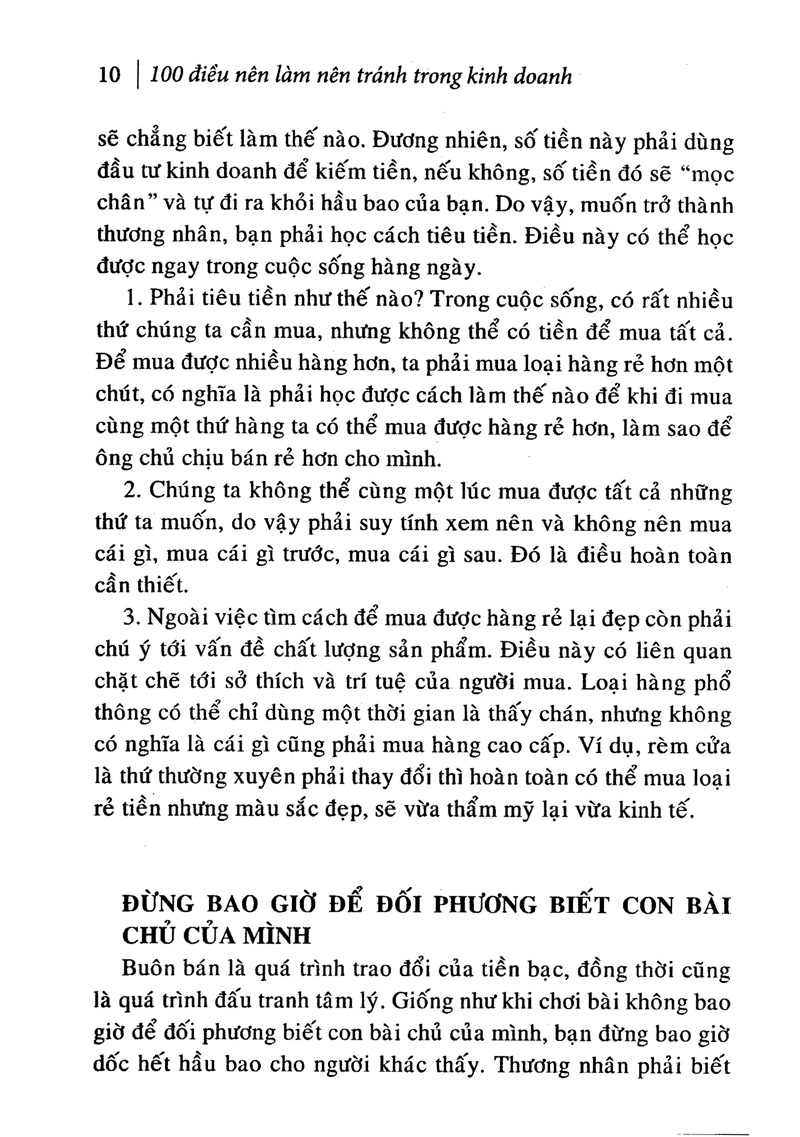 100 điều nên làm, nên tránh trong kinh doanh (tái bản 2019) - Ảnh 7