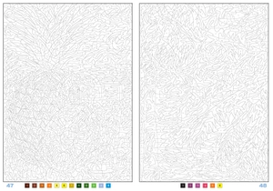 100 パズルぬりえ 6 美しい自然 - 100 puzzle coloring 6 beautiful nature - Ảnh 5