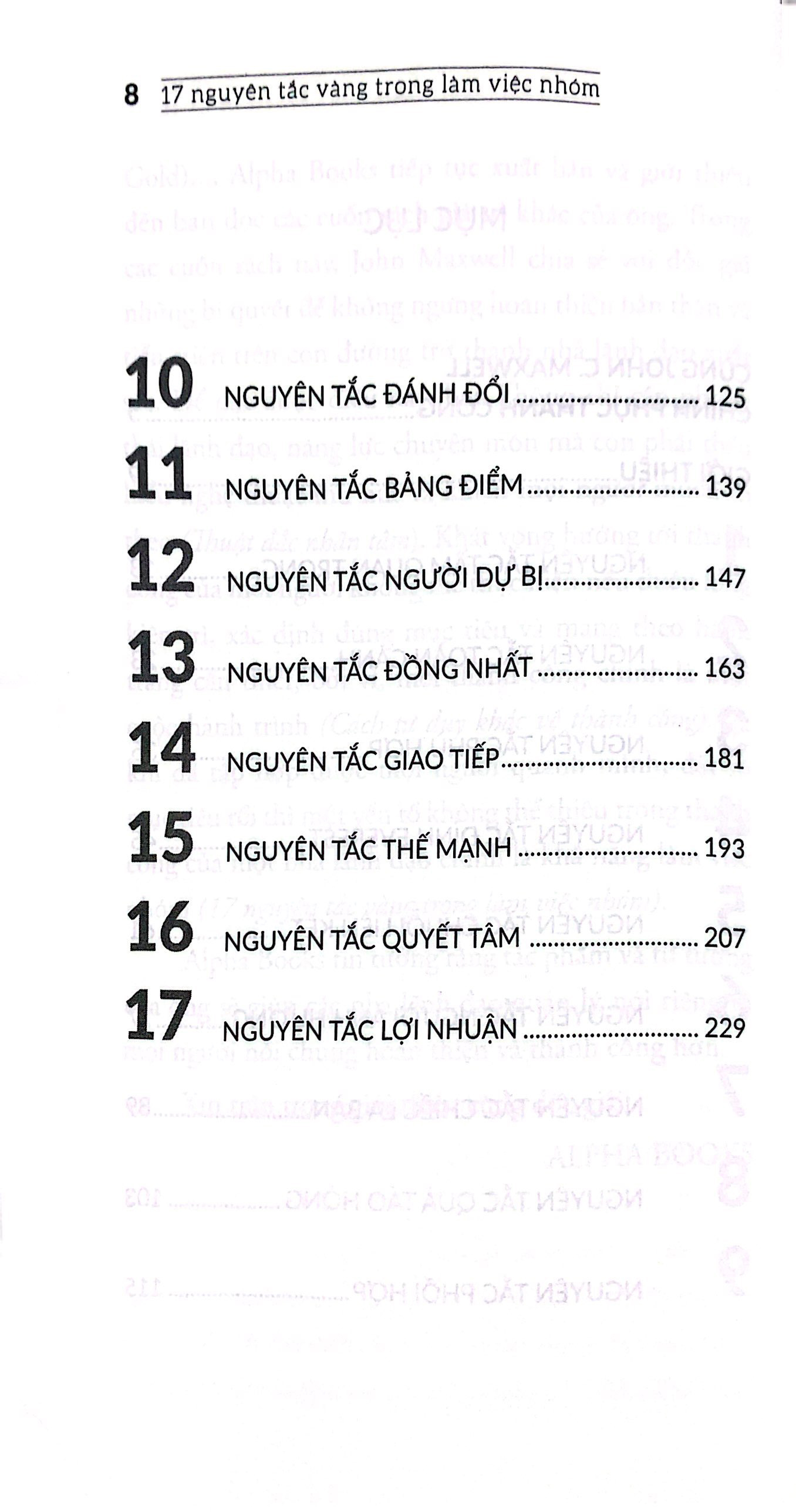 17 nguyên tắc vàng trong làm việc nhóm (tái bản 2023) - Ảnh 6