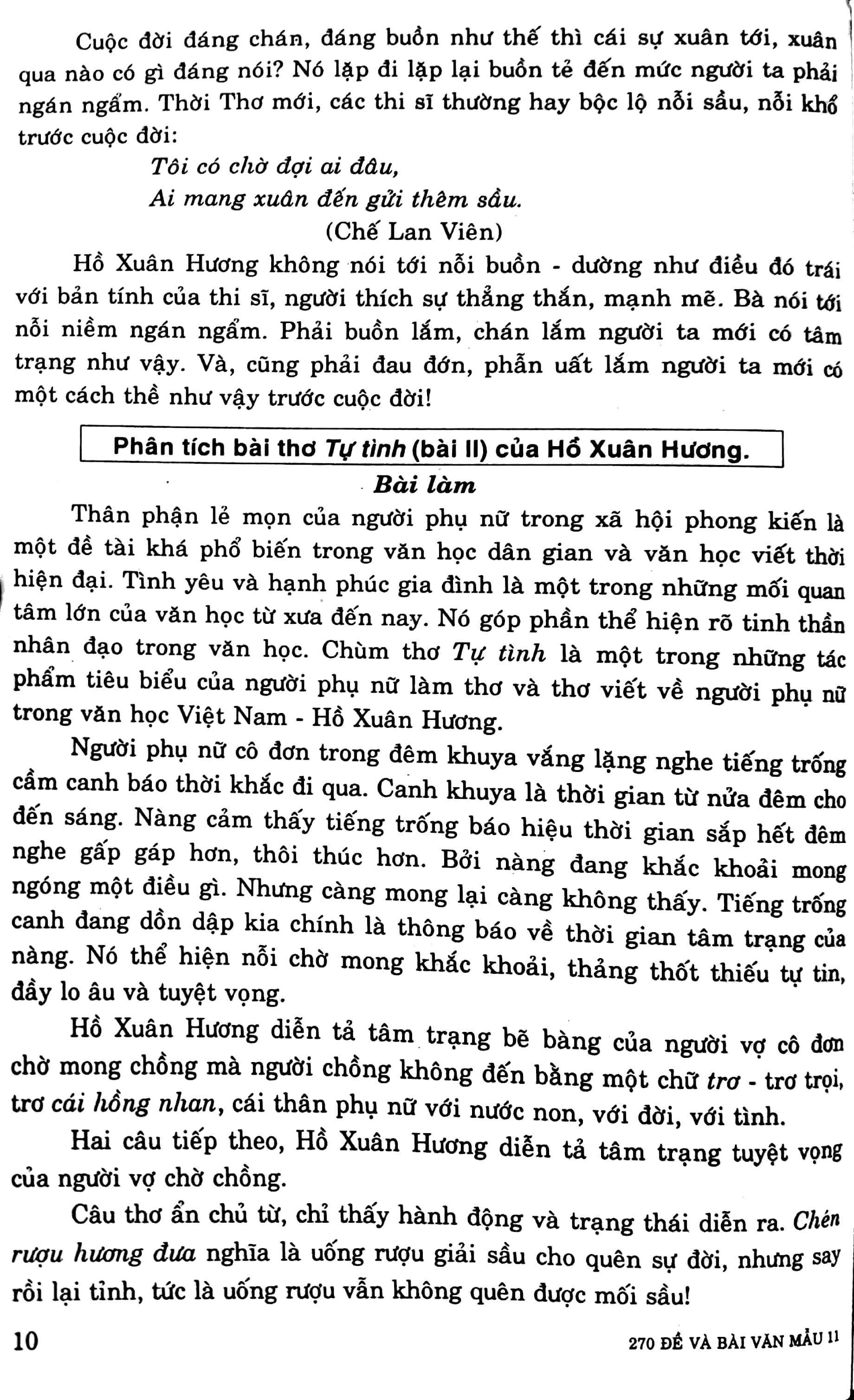 270 đề & bài văn mẫu lớp 11 - Ảnh 8