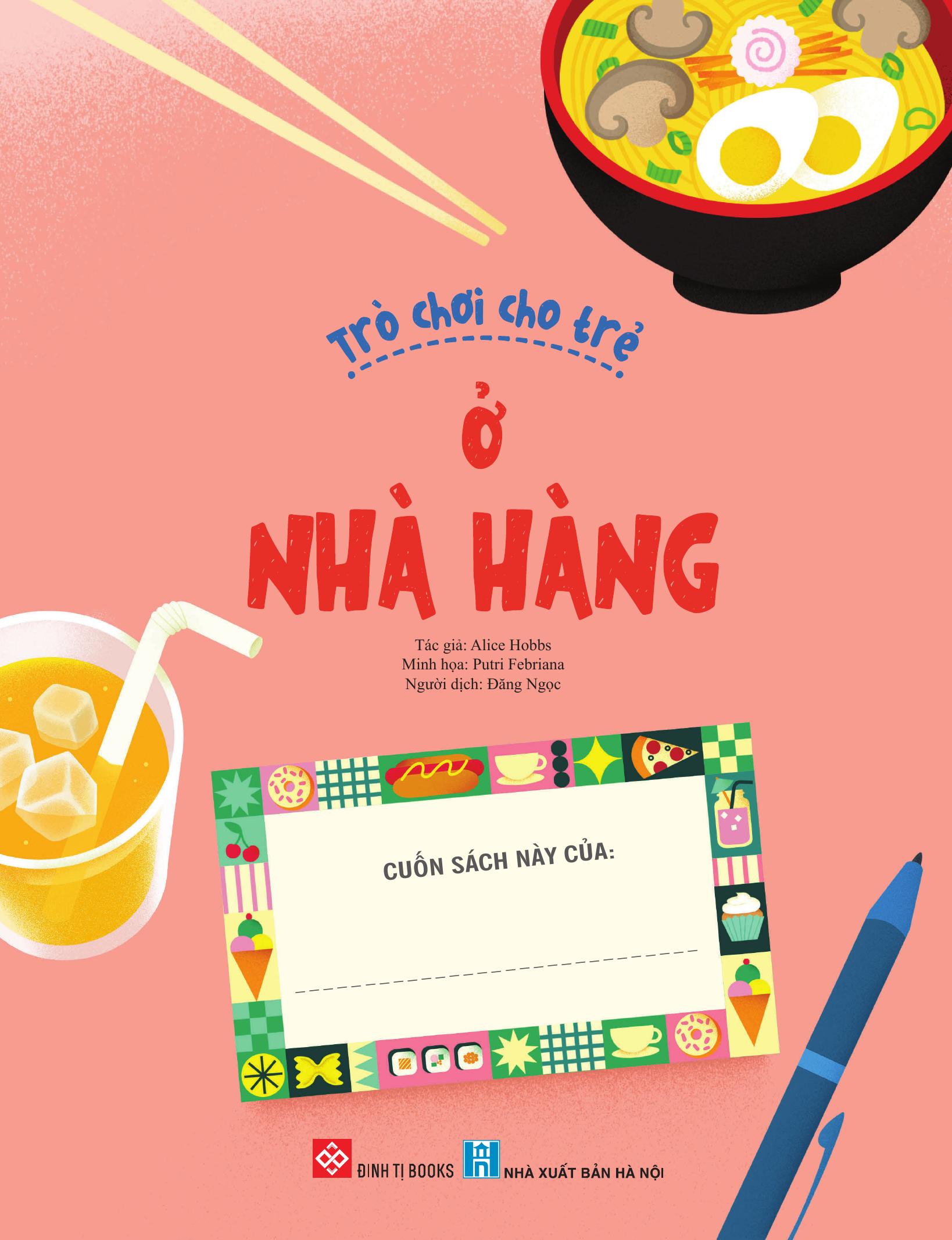30++ hoạt động viết, vẽ, tô màu, giải đố... theo chủ đề - trò chơi cho trẻ - ở nhà hàng - Ảnh 3