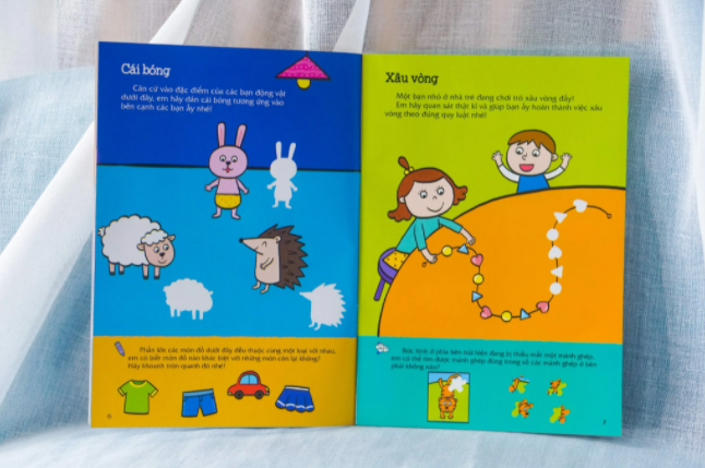 300 miếng bóc dán thông minh - nhận biết hình dạng - Ảnh 3
