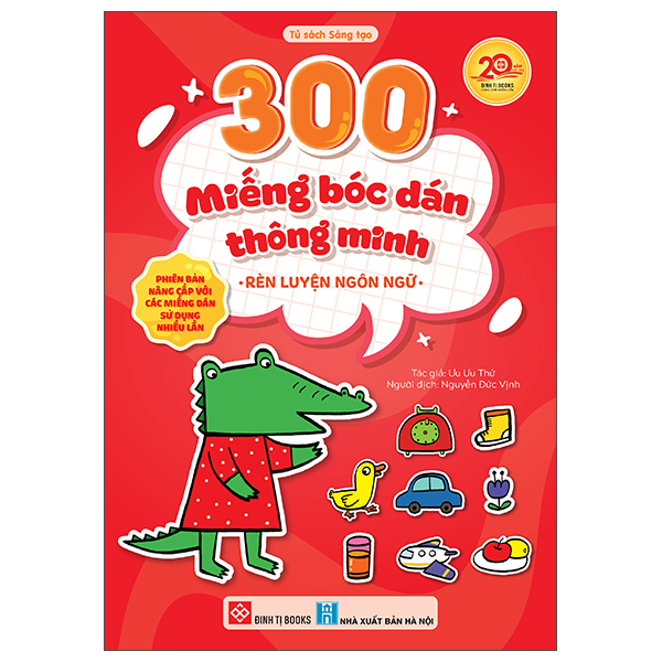 300 miếng bóc dán thông minh - rèn luyện ngôn ngữ