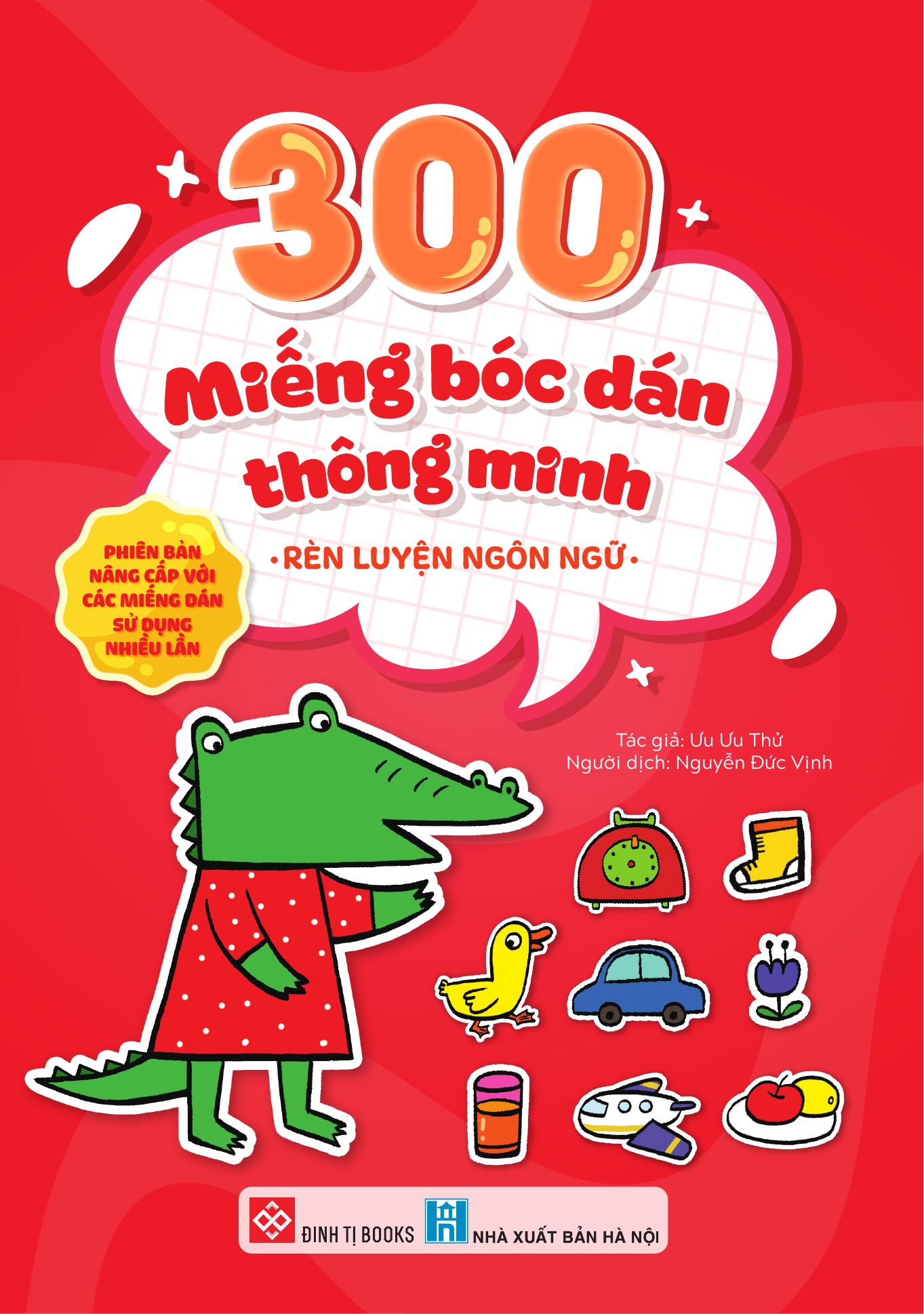 300 miếng bóc dán thông minh - rèn luyện ngôn ngữ - Ảnh 3