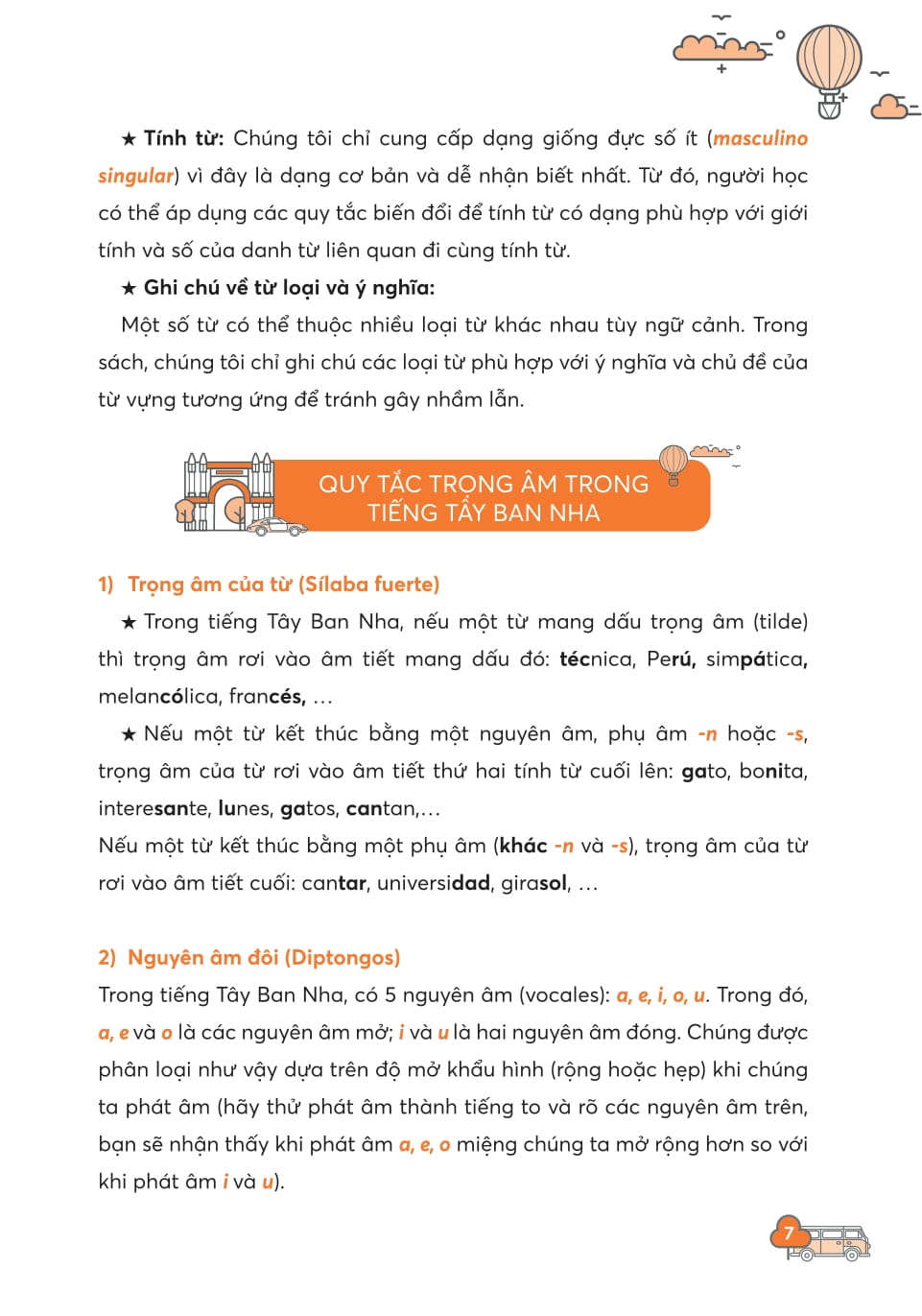 3000 Từ Vựng Tiếng Tây Ban Nha Thông Dụng - Ảnh 7