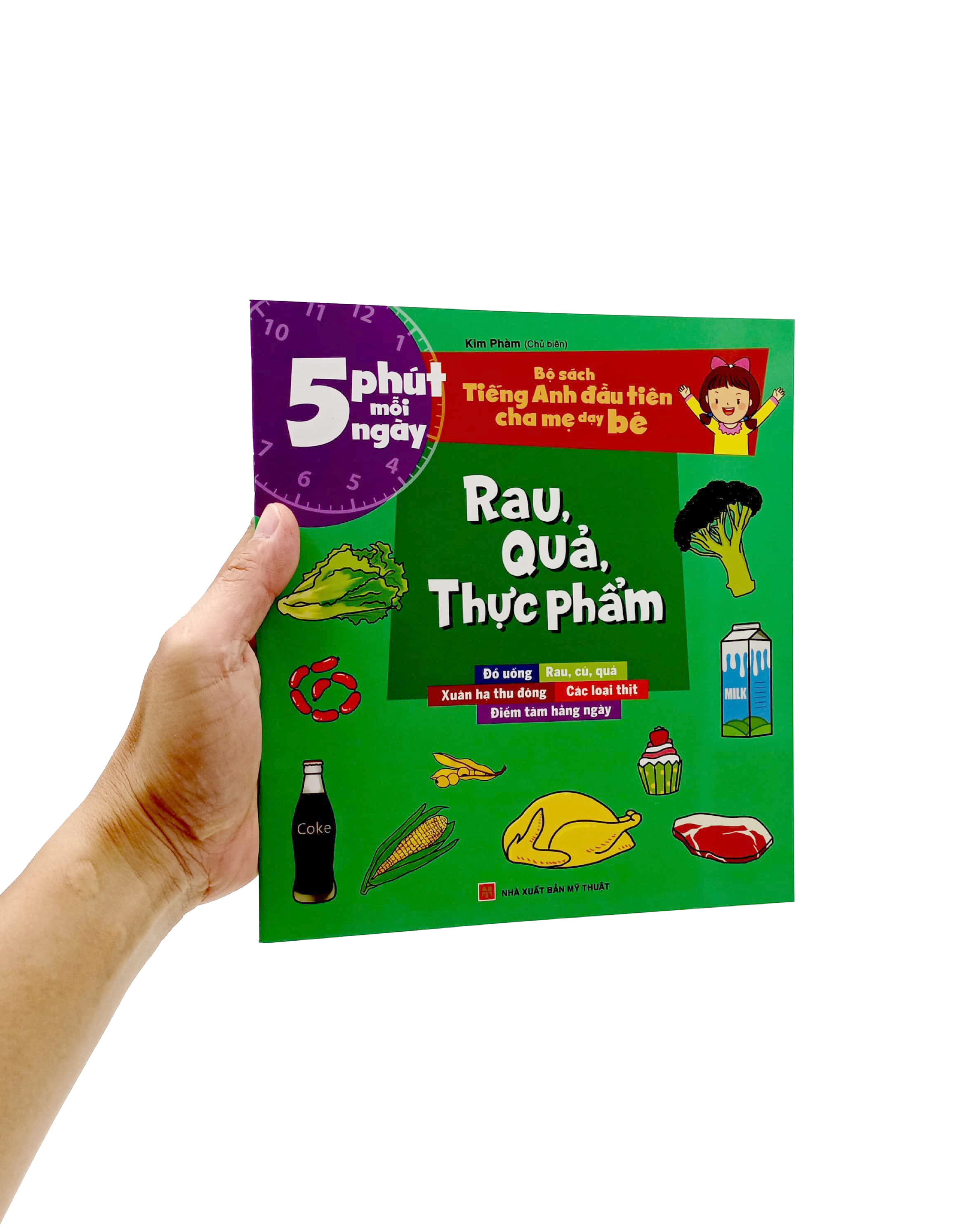 5 phút mỗi ngày - bộ sách tiếng anh đầu tiên cha mẹ dạy bé - rau, quả, thực phẩm - Ảnh 7