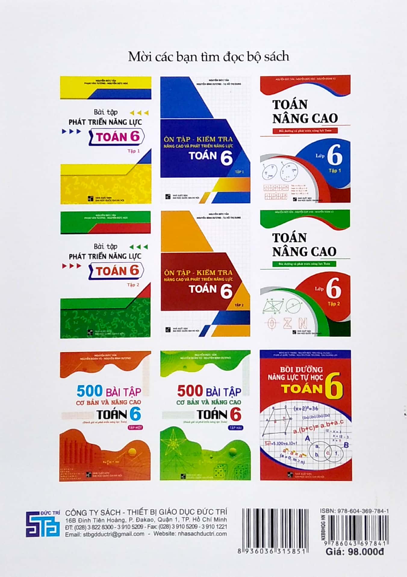 500 bài tập cơ bản và nâng cao toán 7 (đánh giá và phát triển năng lực toán) - Ảnh 3