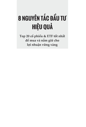 8 nguyên tắc đầu tư hiệu quả: top 20 cổ phiếu & etf tốt nhất để mua và nắm giữ cho lợi nhuận vững vàng - Ảnh 3