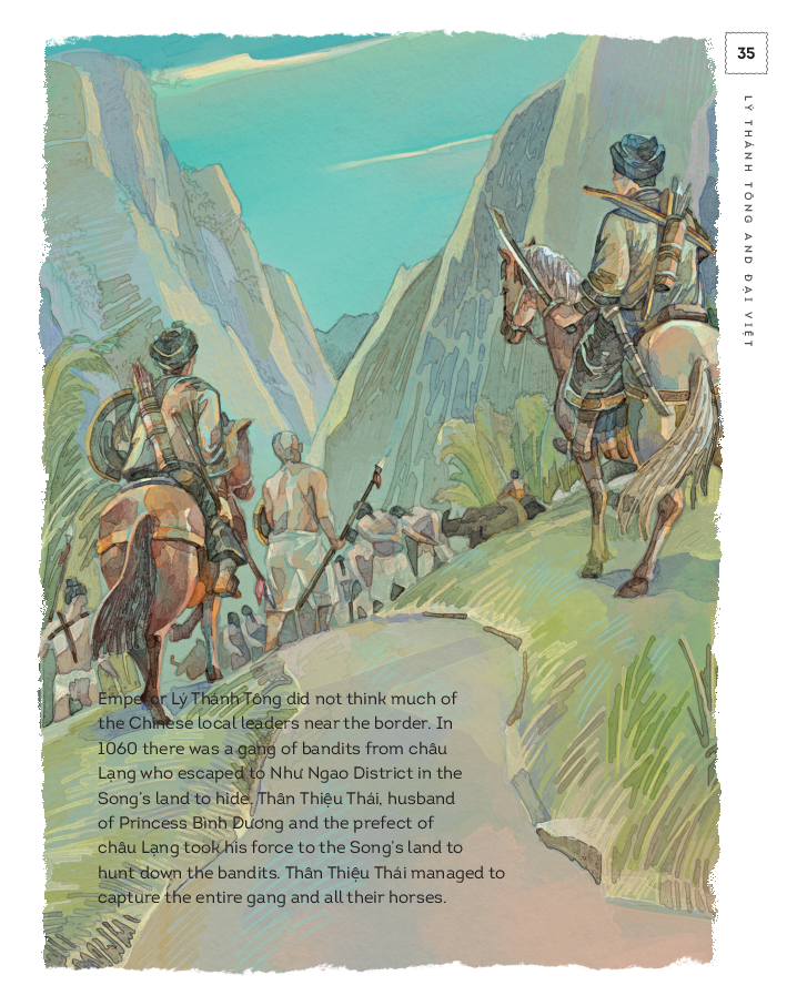 a history of vietnam in pictures (in colour) - lý thánh tông and đại việt - bìa cứng - Ảnh 8