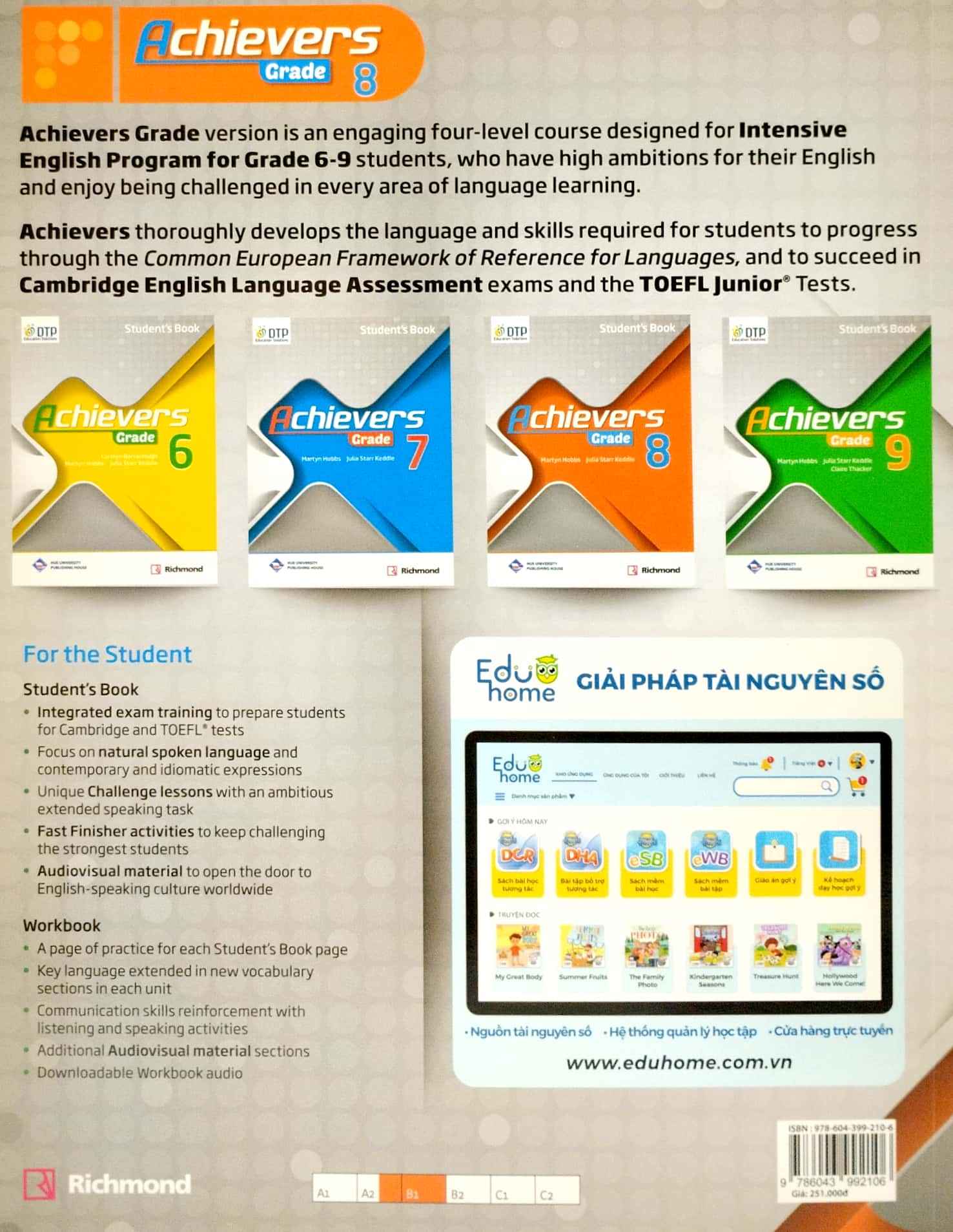 achievers grade 8 student's book with clil book - Ảnh 7