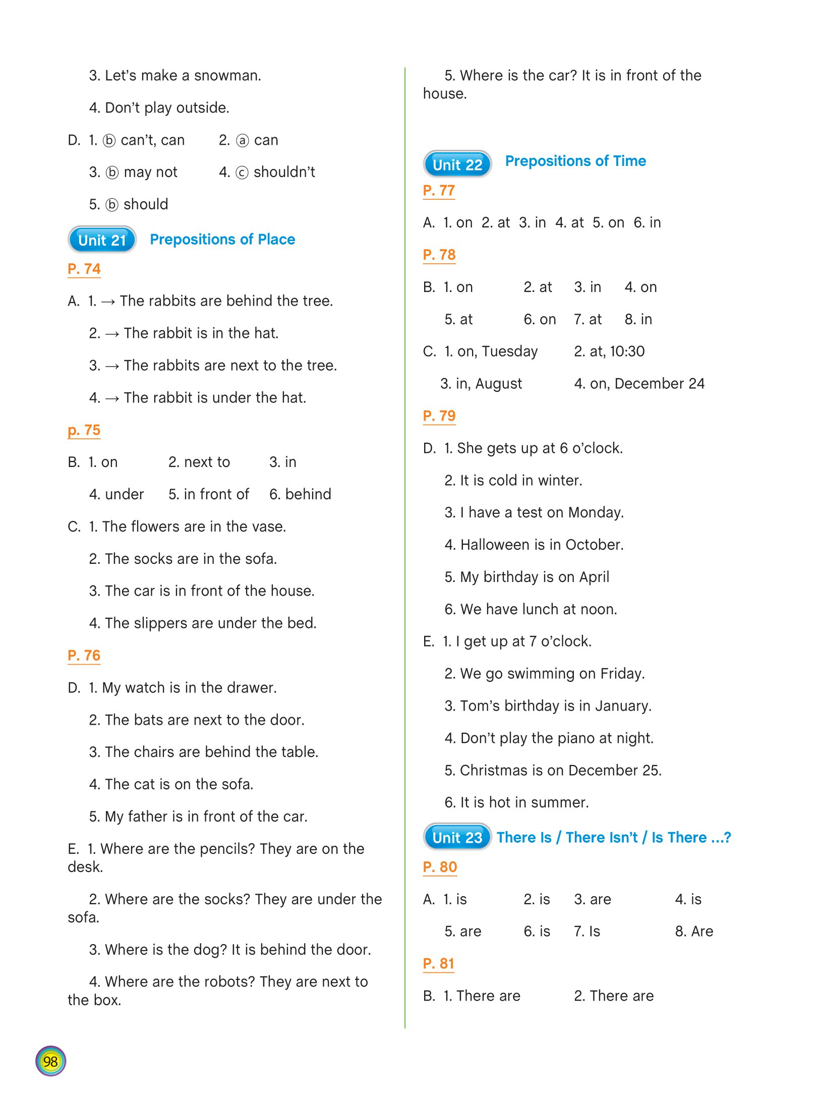aha grammar bài tập bổ trợ toàn diện ngữ pháp tiếng anh lớp 4 (theo chủ đề) - Ảnh 11