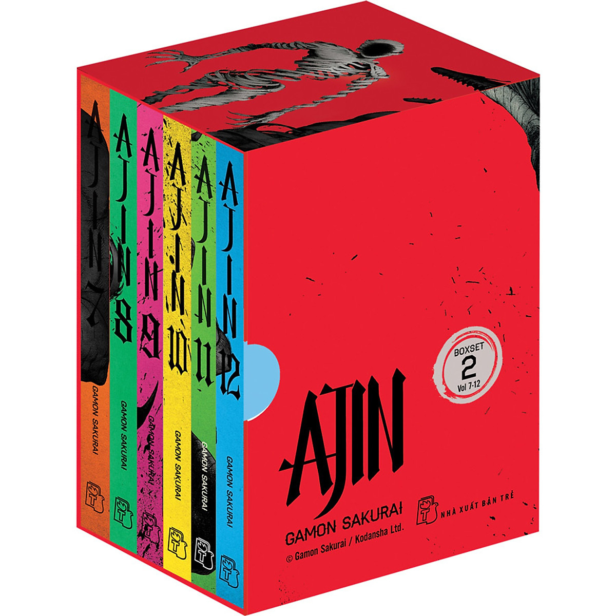 ajin - boxset số 2 (tập 7 đến tập 12) - tặng kèm bookmark - Ảnh 4
