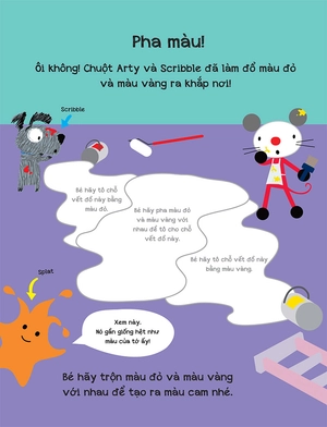 arty mouse - vẽ màu nước - Ảnh 6