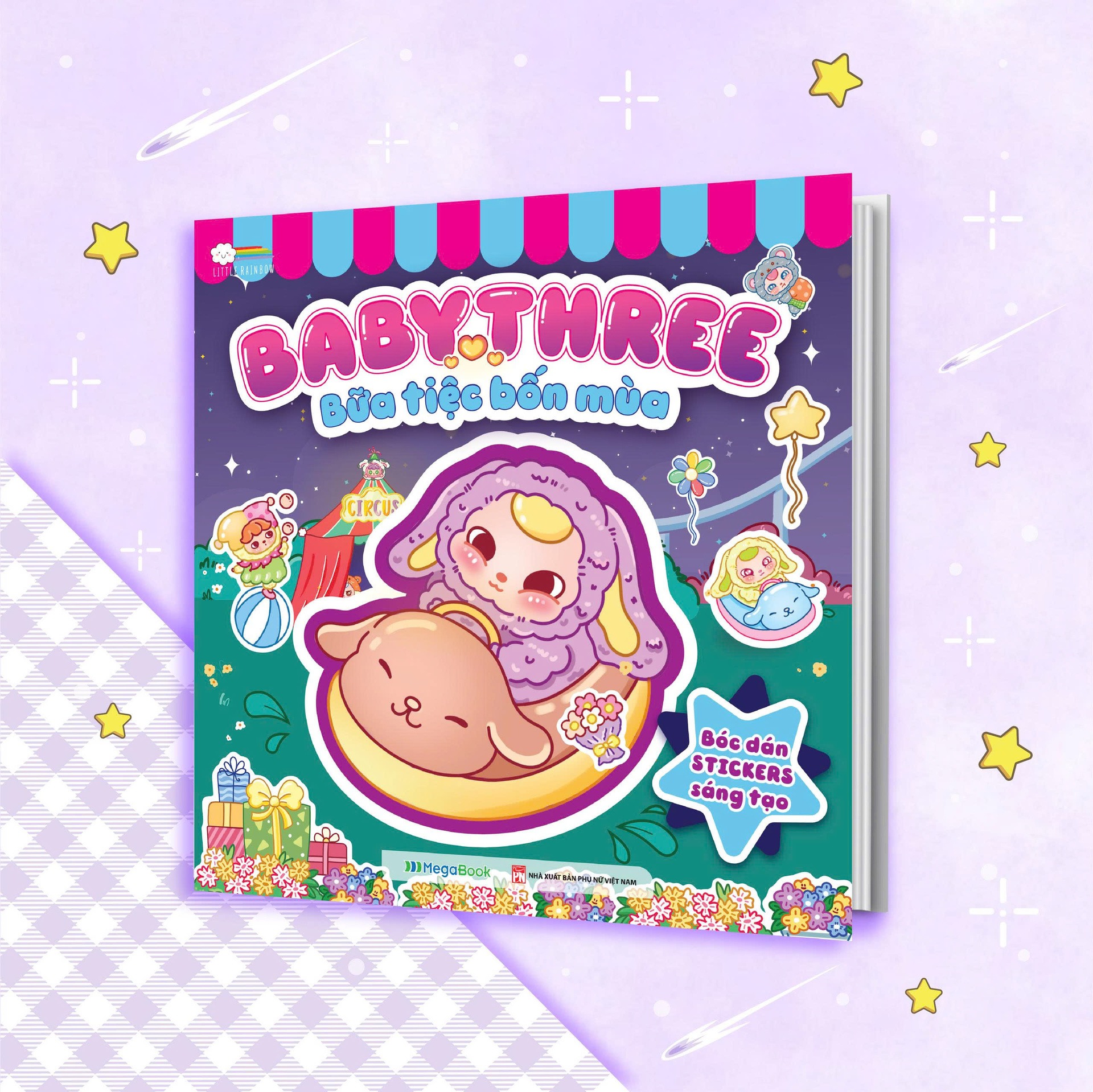 Baby Three - Bữa Tiệc Bốn Mùa - Bóc Dán Stickers Sáng Tạo