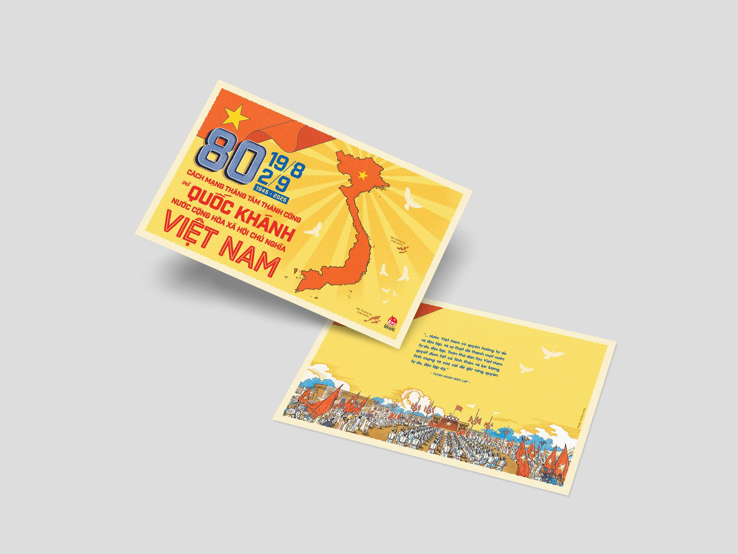 Bác Hồ Viết Tuyên Ngôn Độc Lập - Ấn Bản Kỉ Niệm 80 Năm Quốc Khánh - Tặng Kèm Postcard - Độc Quyền Fahasa - Ảnh 7