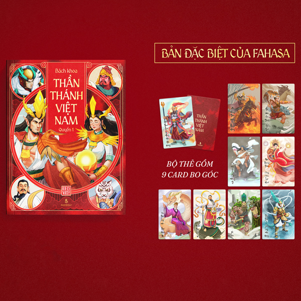 Bách Khoa Thần Thánh Việt Nam - Quyển 1 - Bản Đặc Biệt - Tặng Kèm Set 9 Card Bo Góc