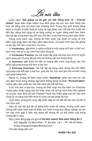 bài giảng và lời giải chi tiết tiếng anh 12 (friends global) - Ảnh 3