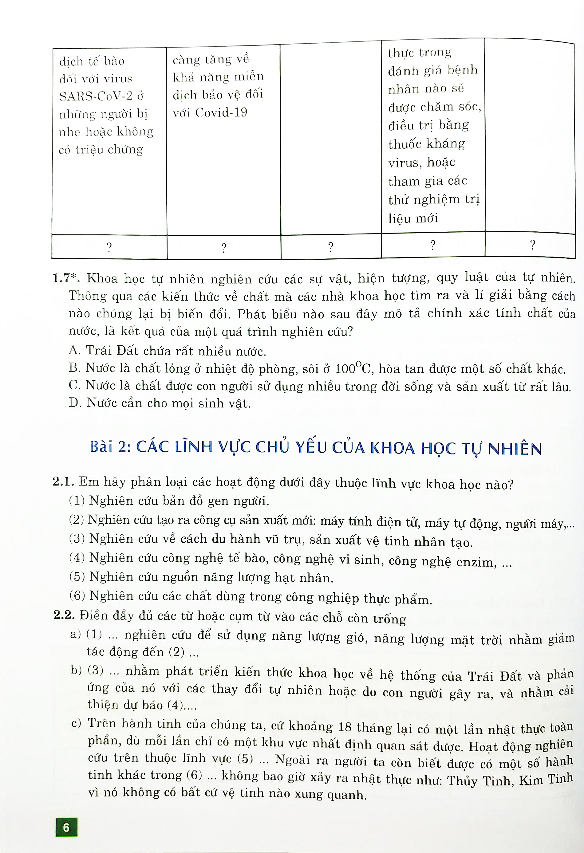 bài tập cơ bản và nâng cao khoa học tự nhiên 6 - Ảnh 6