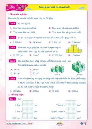 bài tập hằng ngày toán 5 - tập 2 (kết nối) - Ảnh 5