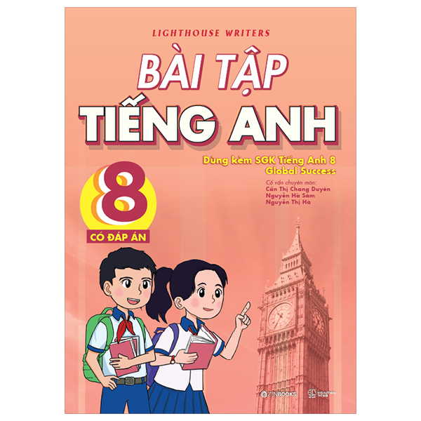 bài tập tiếng anh 8 - có đáp án (dùng kèm sgk tiếng anh 8 global success)
