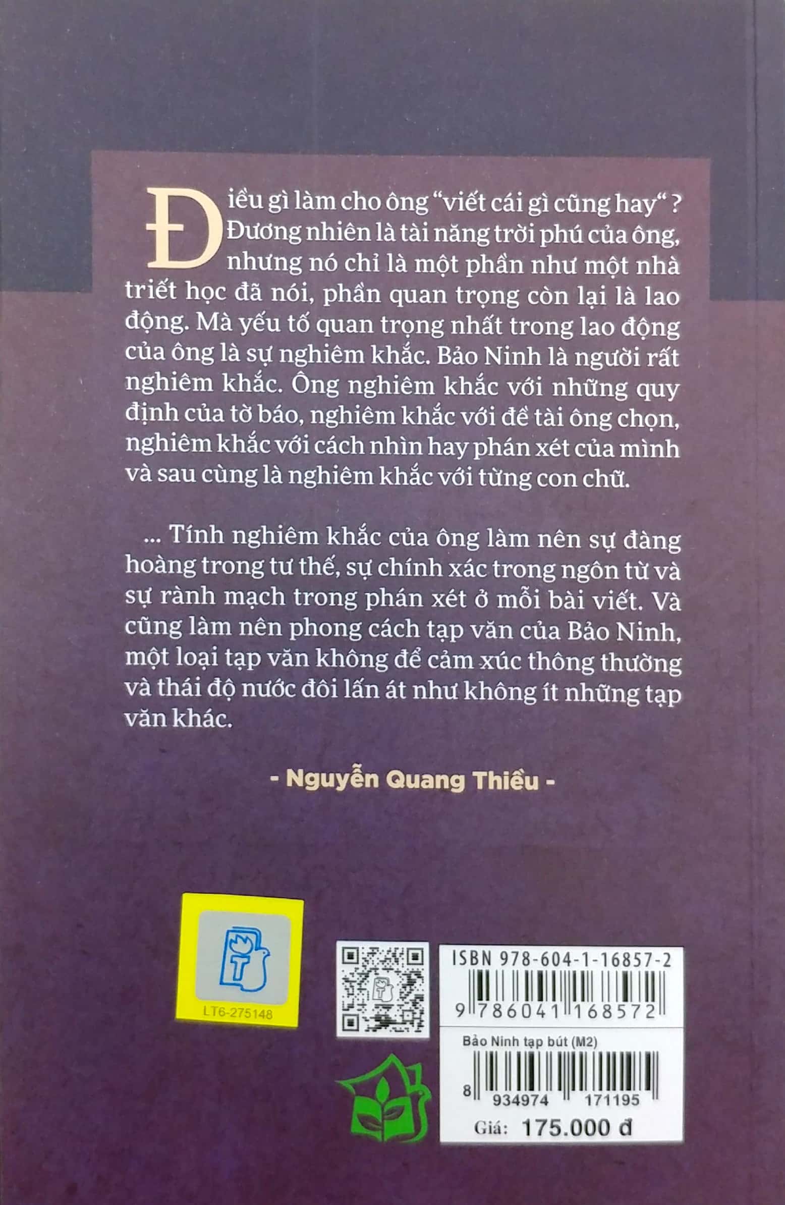 bảo ninh tạp bút (tái bản 2021) - Ảnh 7
