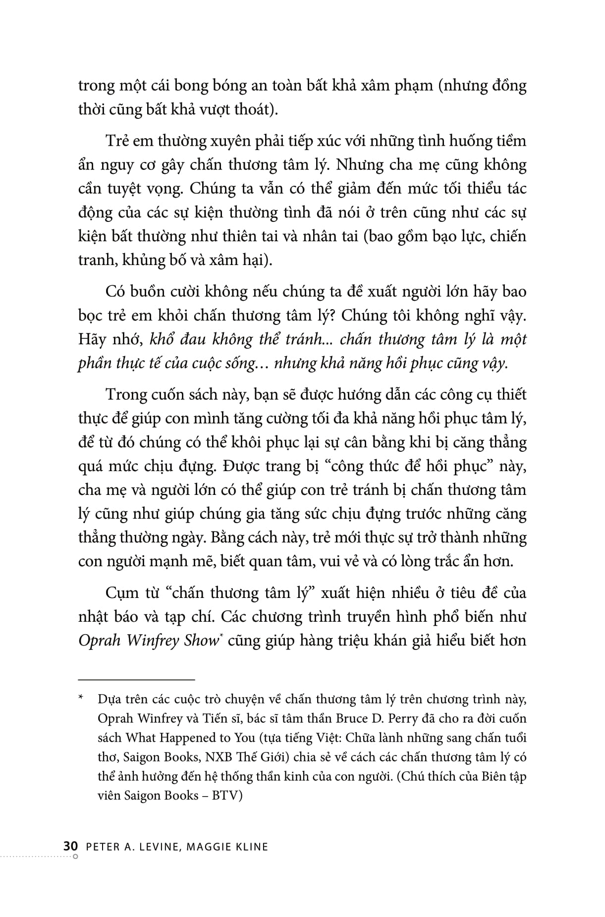 bảo vệ trẻ trước chấn thương tâm lý - Ảnh 12