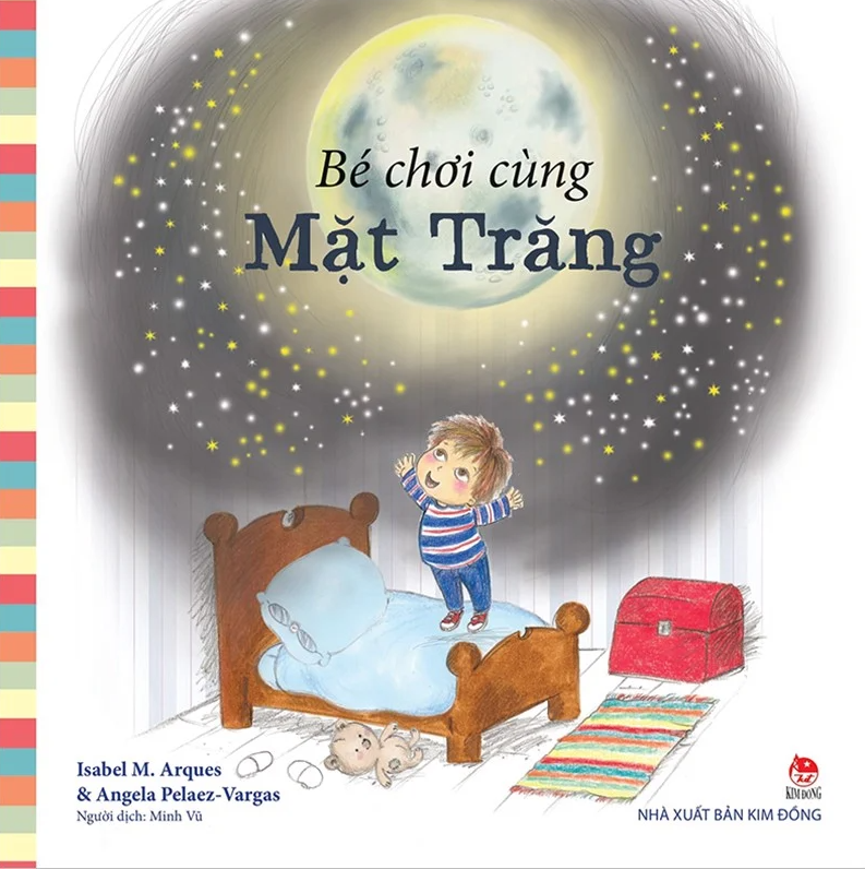 bé chơi cùng mặt trăng - Ảnh 2
