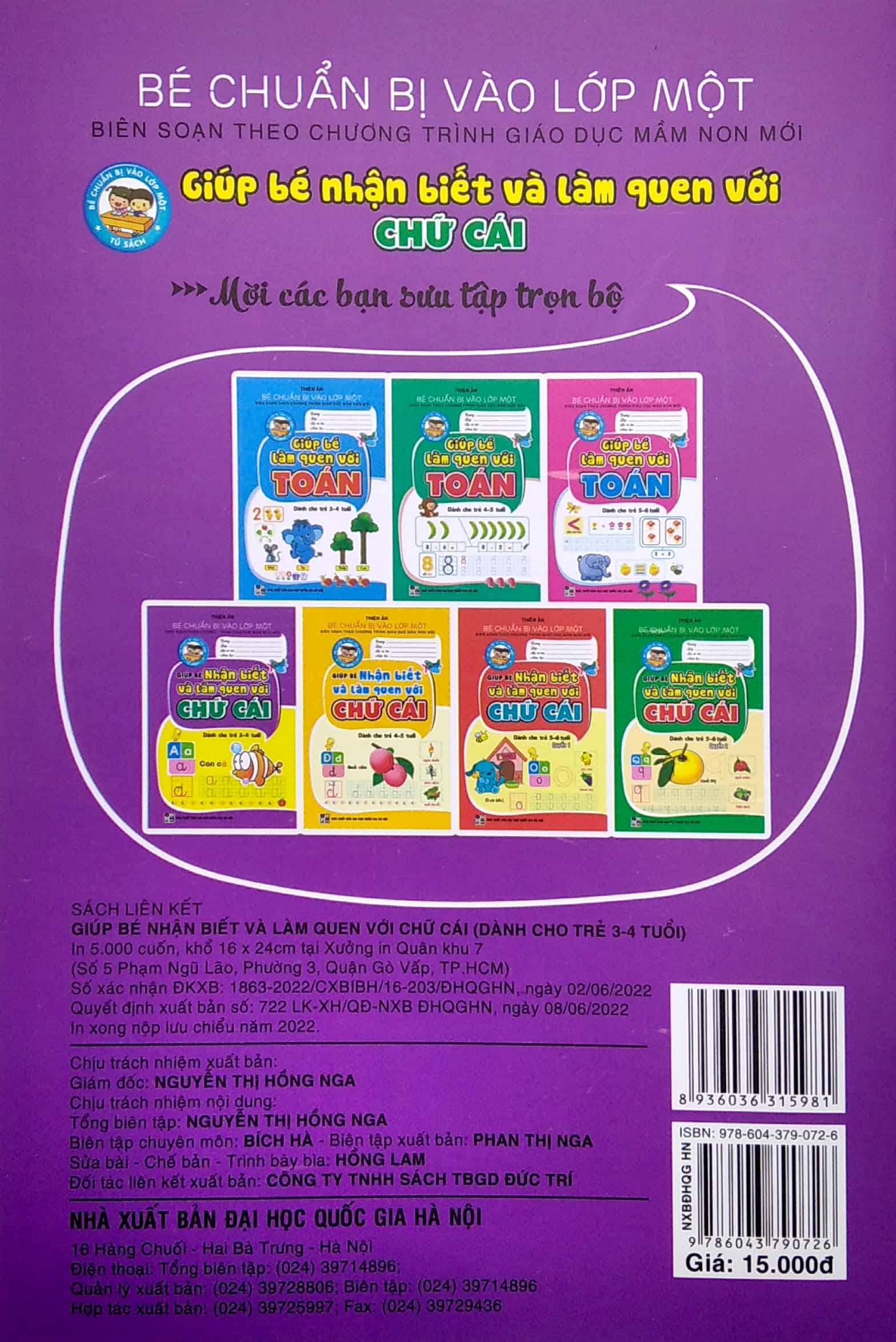 bé chuẩn bị vào lớp 1 - giúp bé nhận biết và làm quen với chữ cái (dành cho trẻ 3-4 tuổi) - Ảnh 6