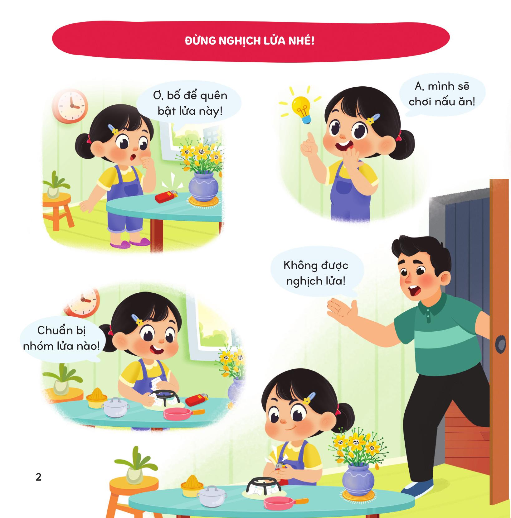 bé giỏi như chú lính cứu hỏa - các biện pháp phòng chống cháy, nổ - Ảnh 3