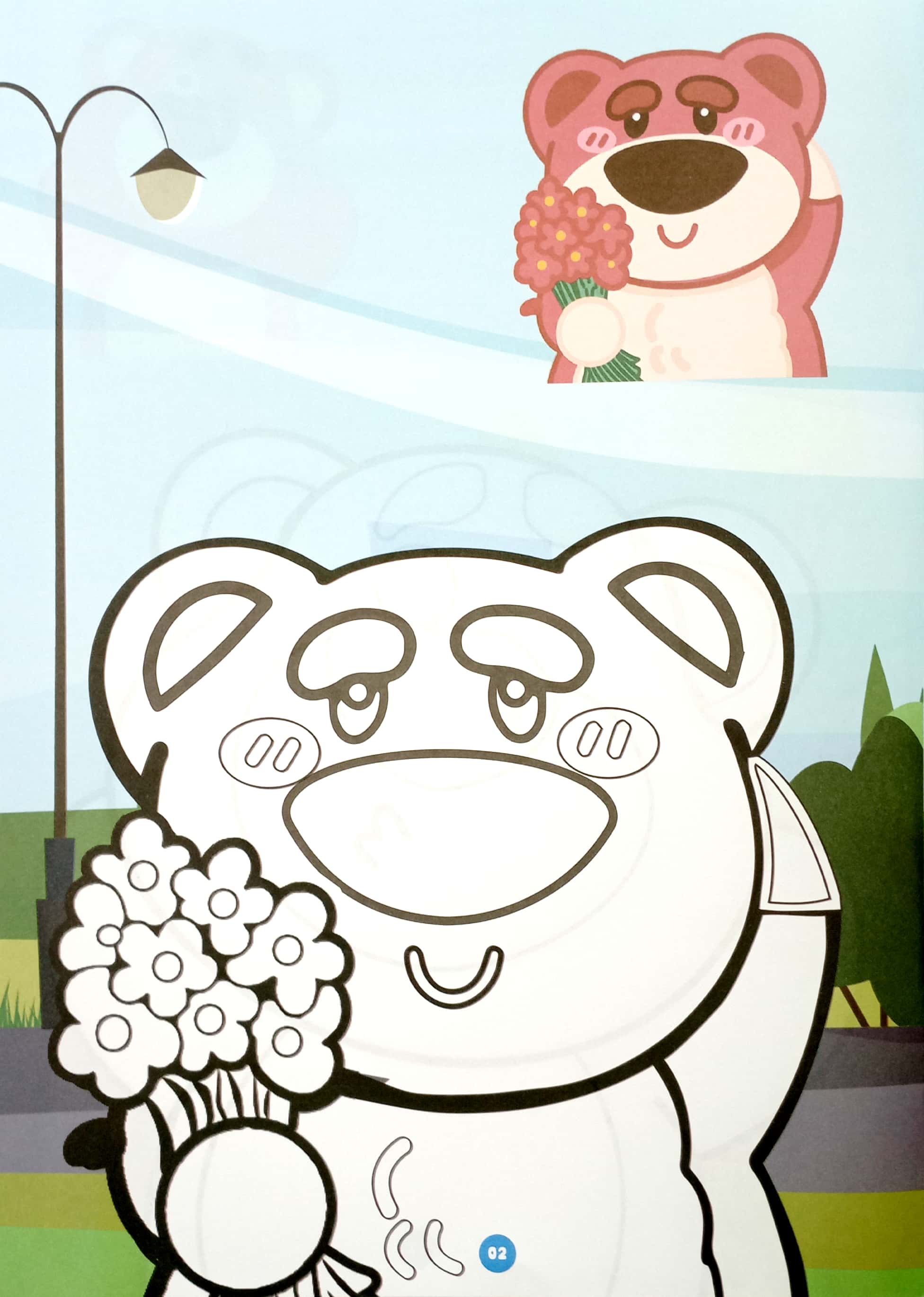 bé tô màu - lotso đi dạo phố - Ảnh 4