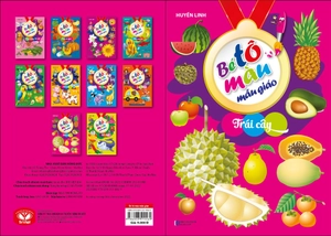 bé tô màu mẫu giáo - trái cây - Ảnh 2
