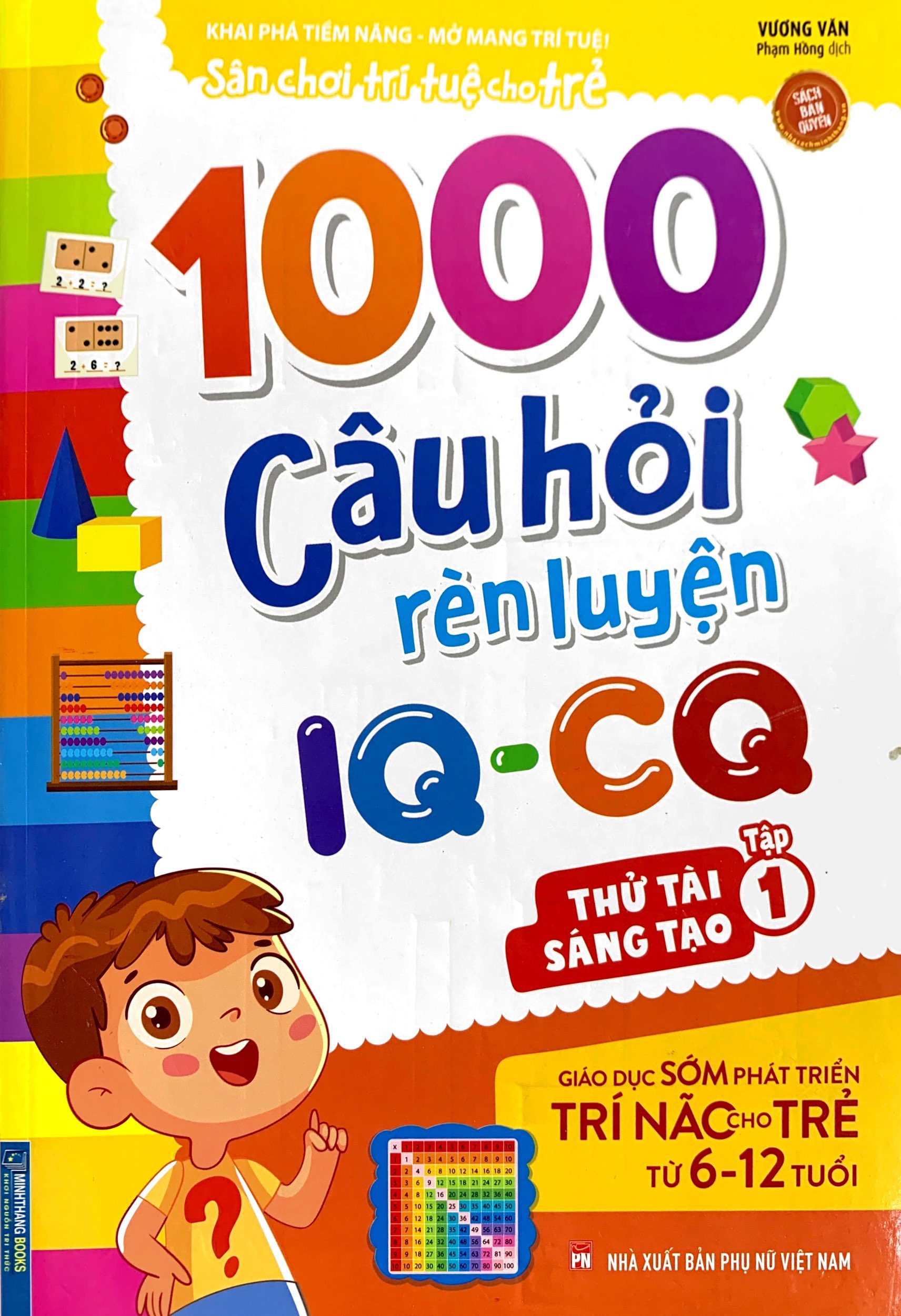 bộ 1000 câu hỏi rèn luyện iq - cq - thách thức sáng tạo - tập 1 - Ảnh 2
