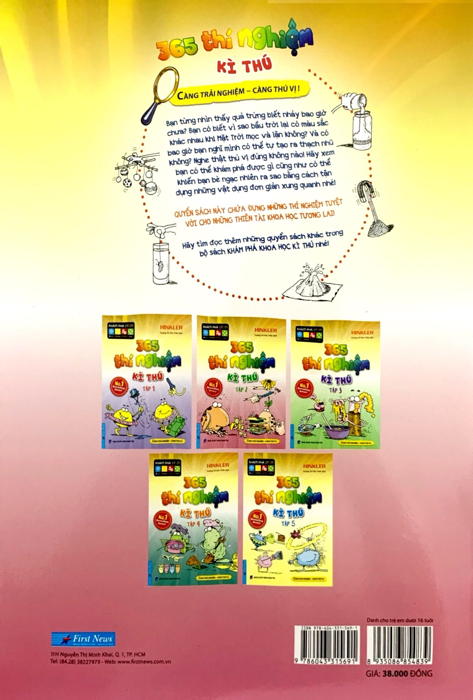 Bộ
						
										
										365 Thí Nghiệm Kì Thú - Tập 2 (Tái Bản 2021) - Ảnh 7