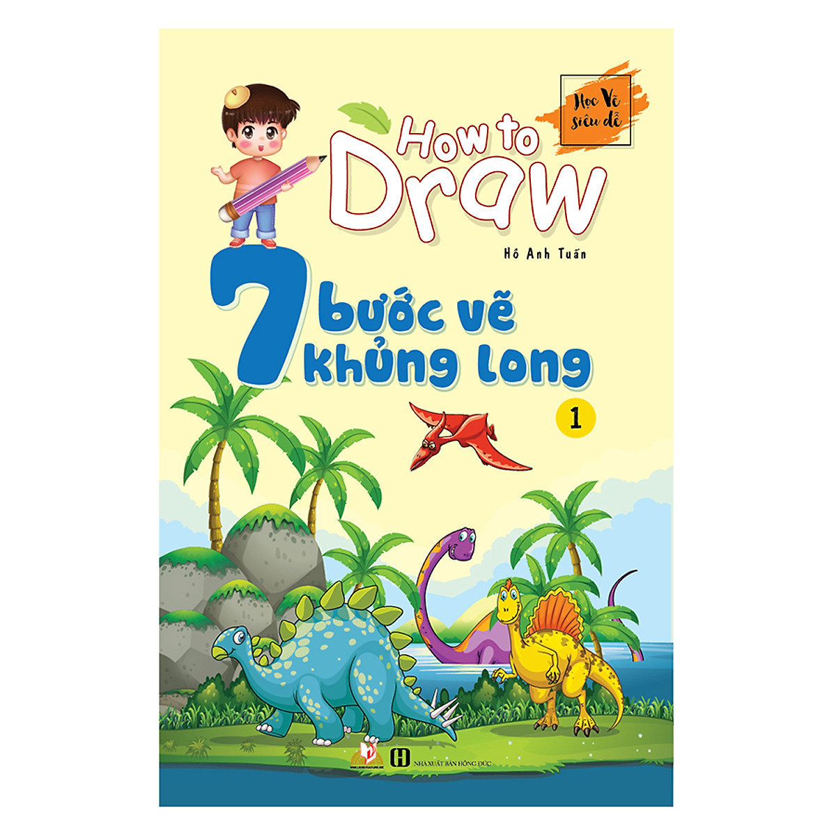 bộ 7 bước vẽ khủng long - tập 1 - Ảnh 2