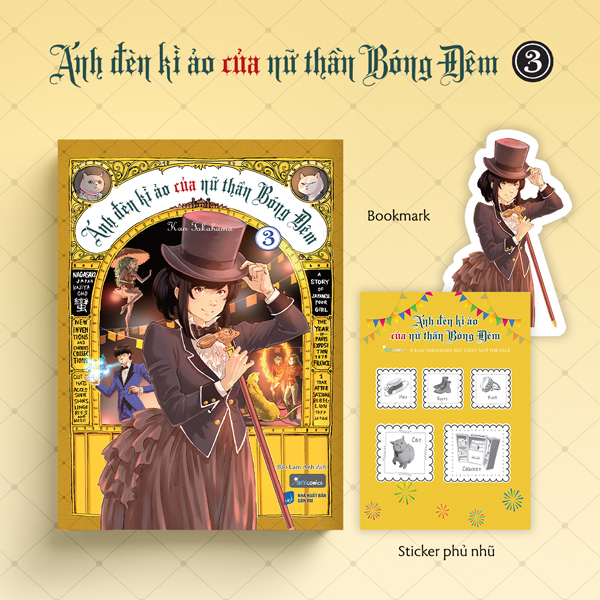 Bộ
Ánh Đèn Kì Ảo Của Nữ Thần Bóng Đêm - Tập 3 - Tặng Kèm Bookmark Bồi Cứng + Sticker Phủ Nhũ