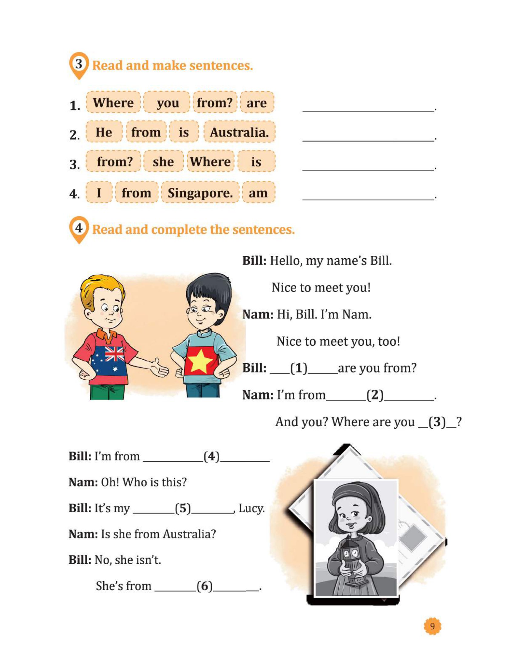 bộ bài tập bổ trợ-nâng cao tiếng anh 4 - tập 1 - Ảnh 6