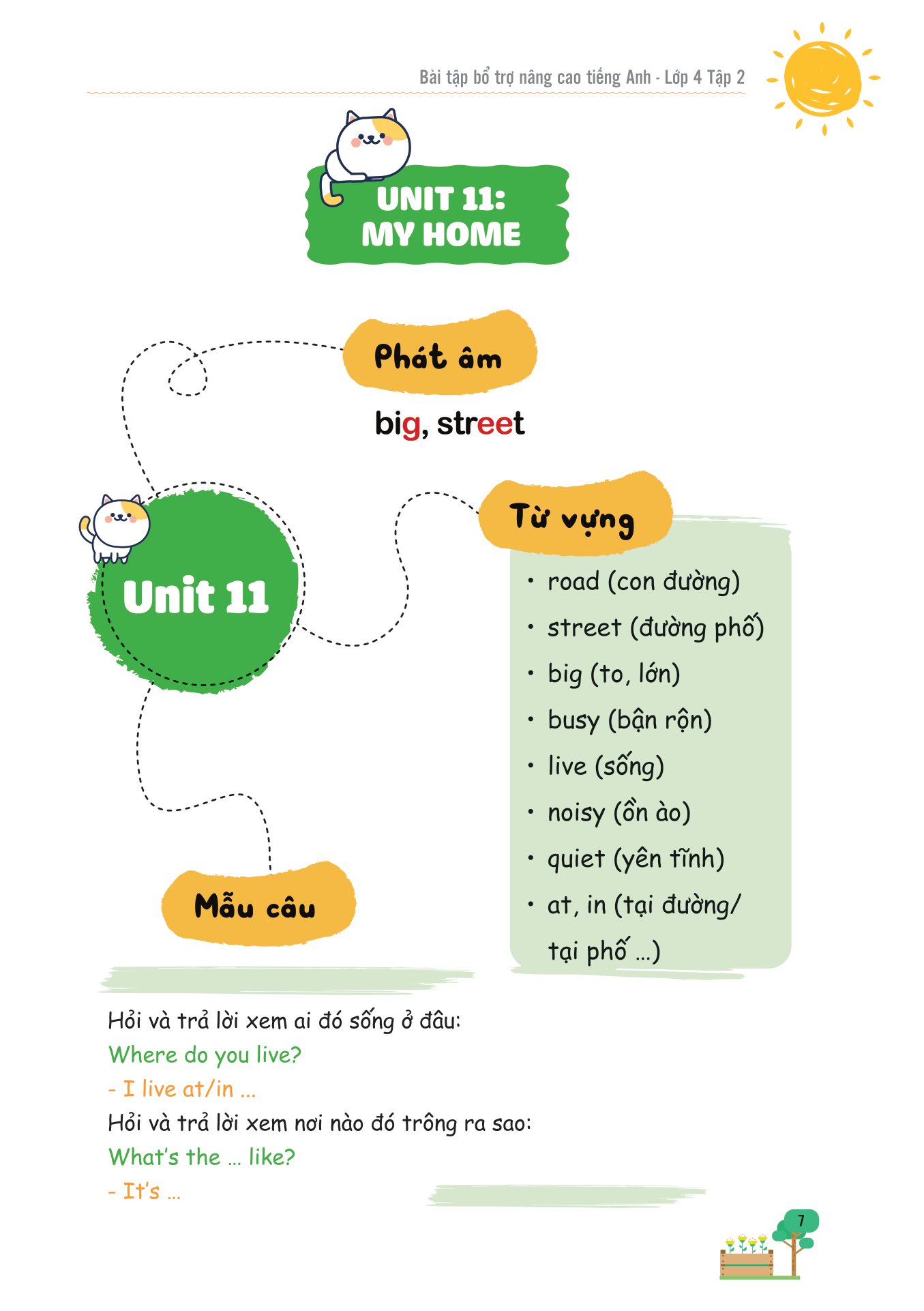 bộ bài tập bổ trợ nâng cao tiếng anh lớp 4 - tập 2 (theo giáo khoa tiếng anh global sucsess) - Ảnh 6