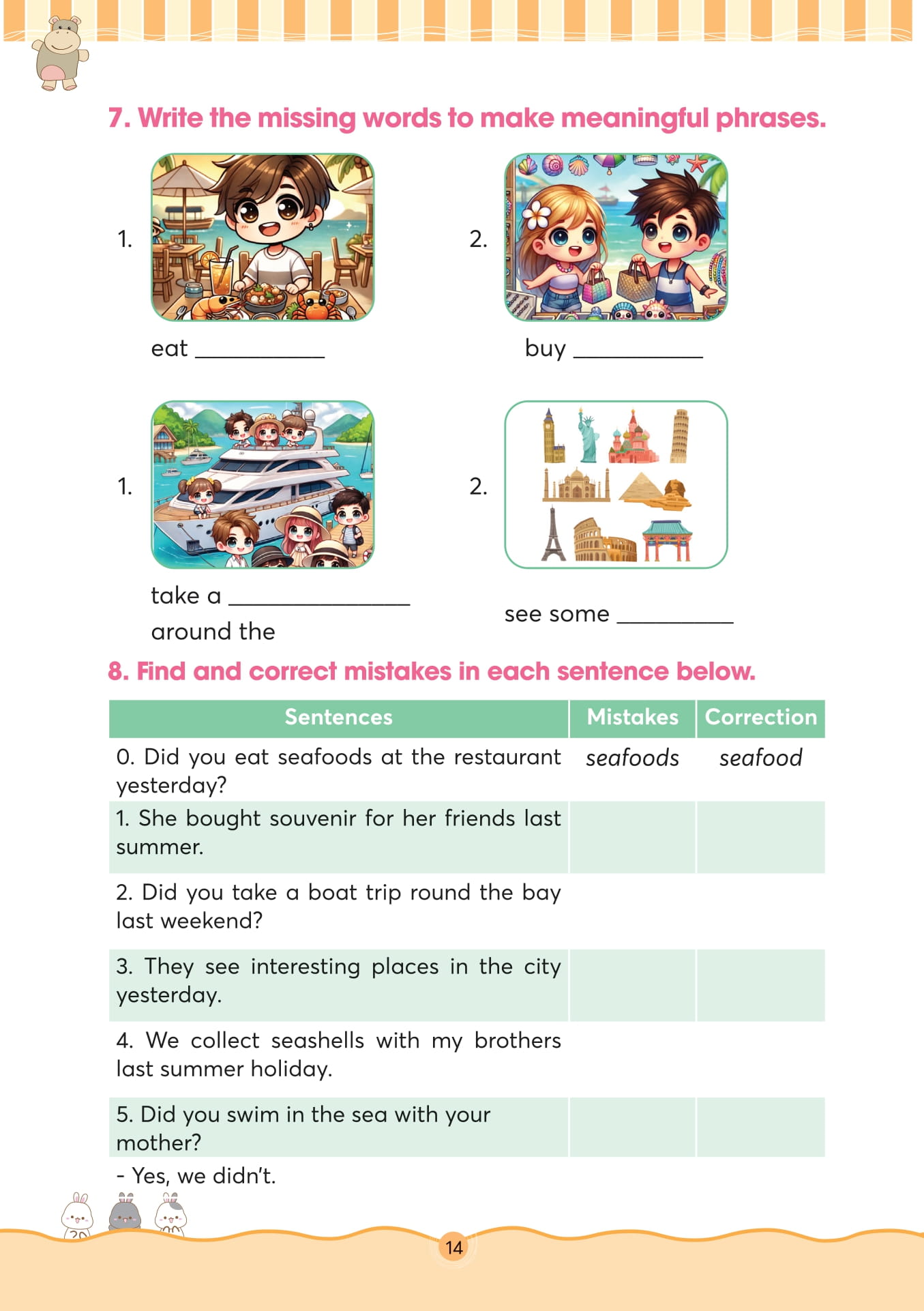 Bộ Bài Tập Bổ Trợ - Nâng Cao Tiếng Anh Lớp 5 - Tập 2 - Ảnh 13