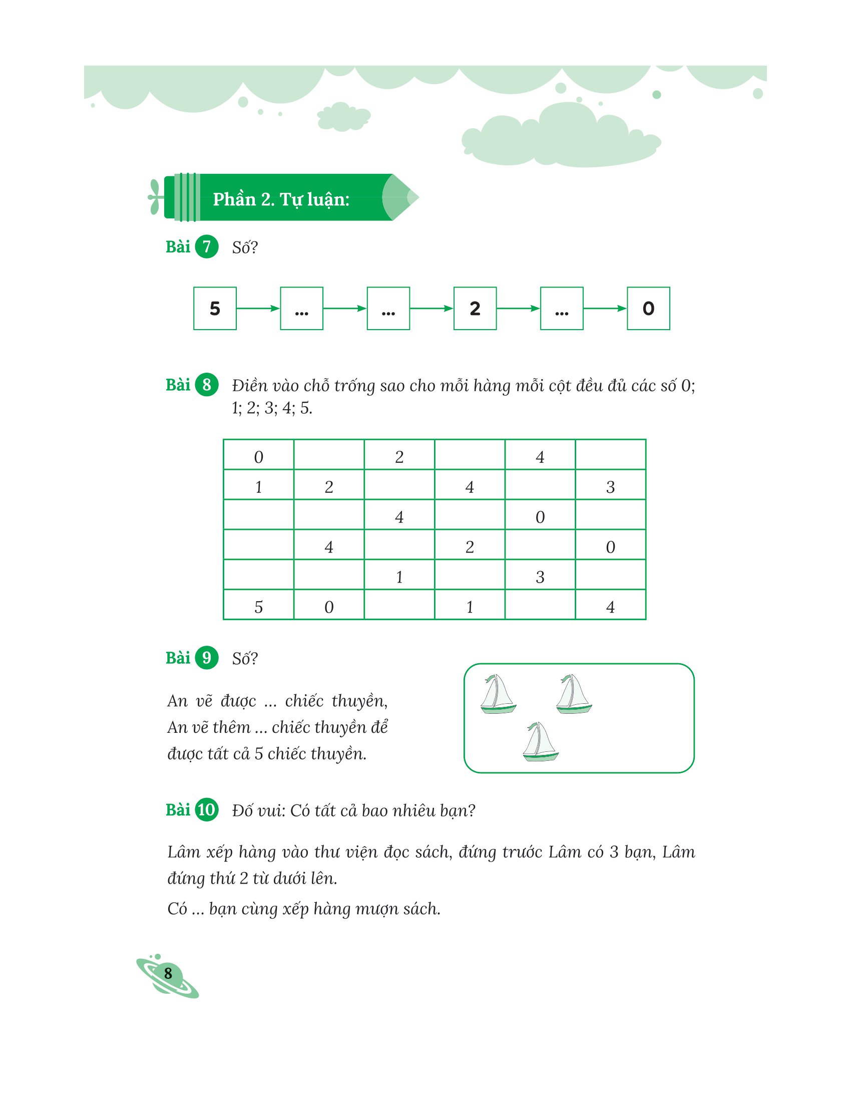 bộ bài tập bổ trợ nâng cao toán lớp 1 - tập 1 (bám sát sgk kết nối tri thức với cuộc sống) - Ảnh 7
