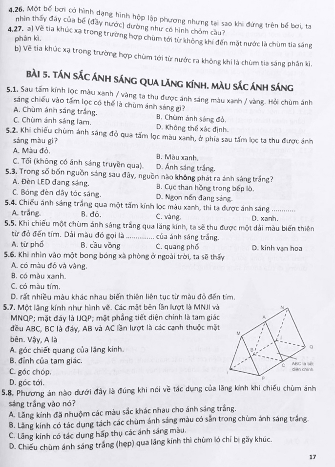 Bộ Bài Tập Cơ Bản Và Nâng Cao Khoa Học Tự Nhiên 9 - Ảnh 6
