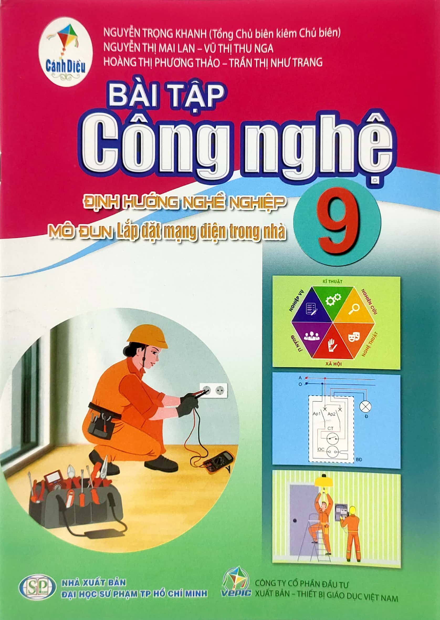 Bộ Bài Tập Công Nghệ 9 - Định Hướng Nghề Nghiệp Mô Đun Lắp Đặt Mạng Điện Trong Nhà (Cánh Diều) (Chuẩn) - Ảnh 2