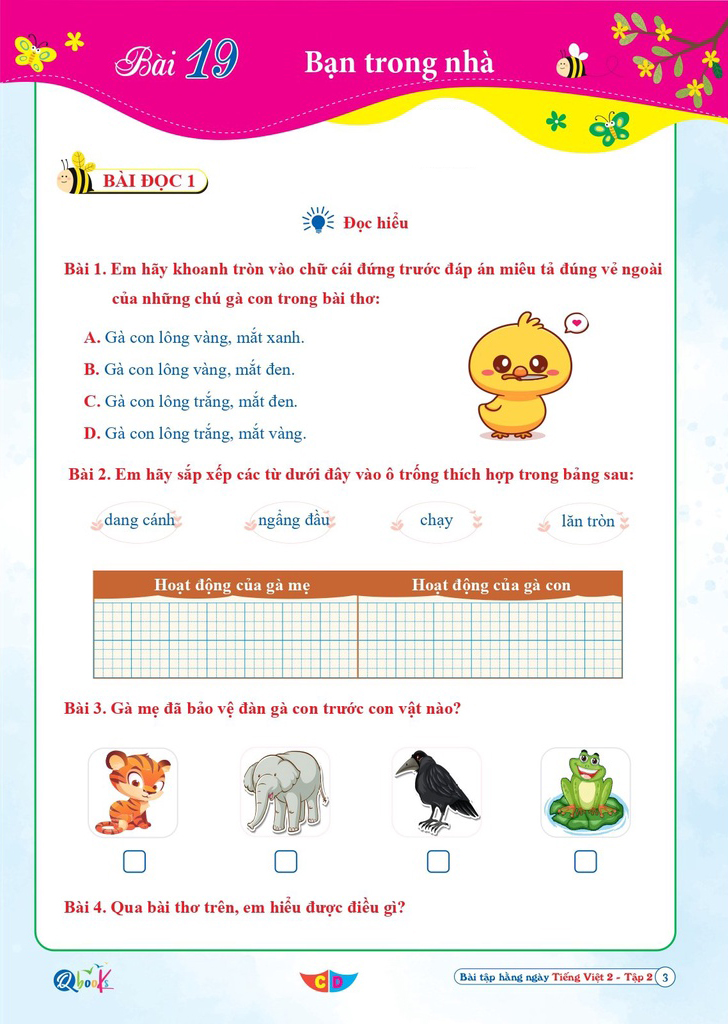 Bo
Bai Tap Hang Ngay Tieng Viet 2 - Tap 2 (Bien Soan Theo Chuong Trinh SGK Canh Dieu) - Ảnh 3