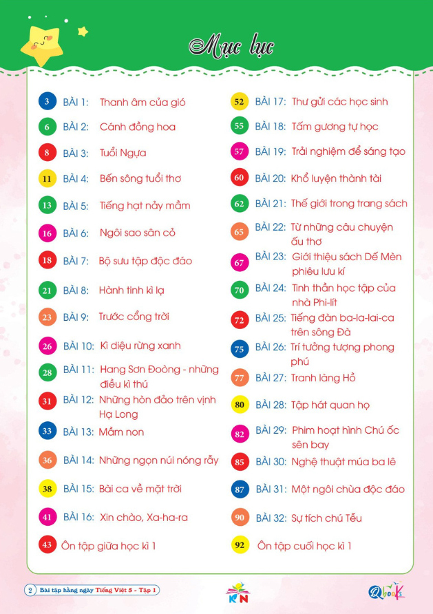 Bộ
Bài Tập Hằng Ngày Tiếng Việt 5 - Tập 1 (Kết Nối) - Ảnh 3