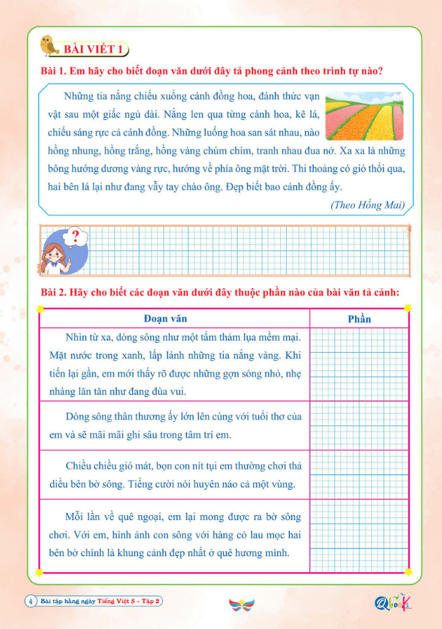 Bộ Bài Tập Hằng Ngày Tiếng Việt 5 - Tập 2 (Cánh Diều) - Ảnh 5