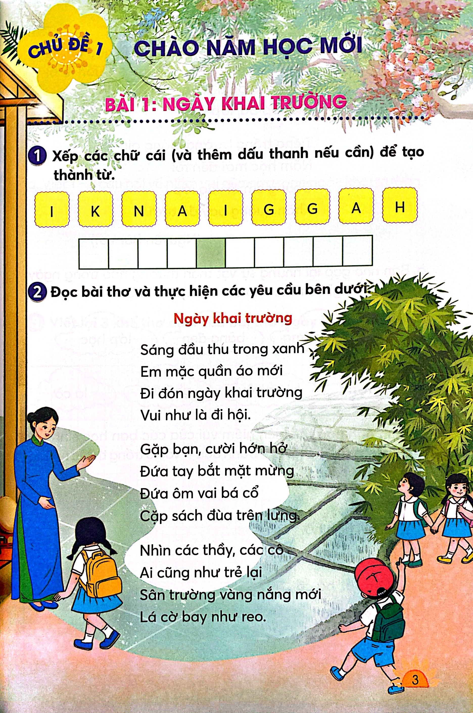 Bộ
Bài Tập Thực Hành Tiếng Việt 3 - Tập 1 (Theo Chương Trình Giáo Dục Phổ Thông 2018) - Ảnh 5