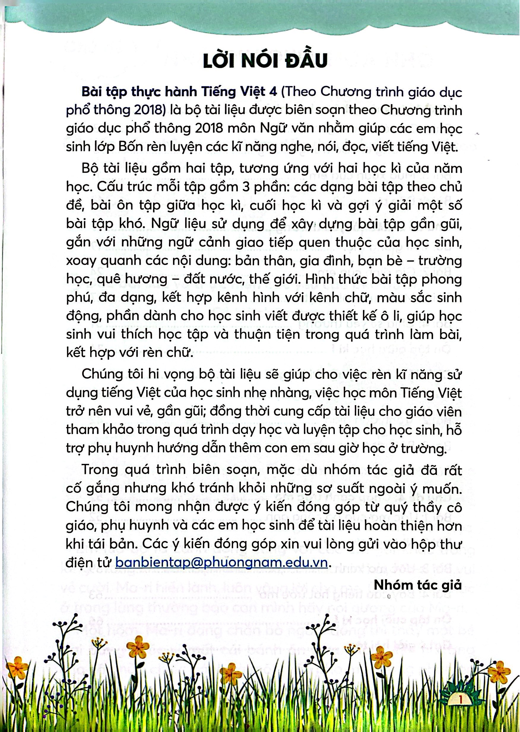 Bộ
Bài Tập Thực Hành Tiếng Việt 4 - Tập 1 (Theo Chương Trình Giáo Dục Phổ Thông 2018) - Ảnh 3