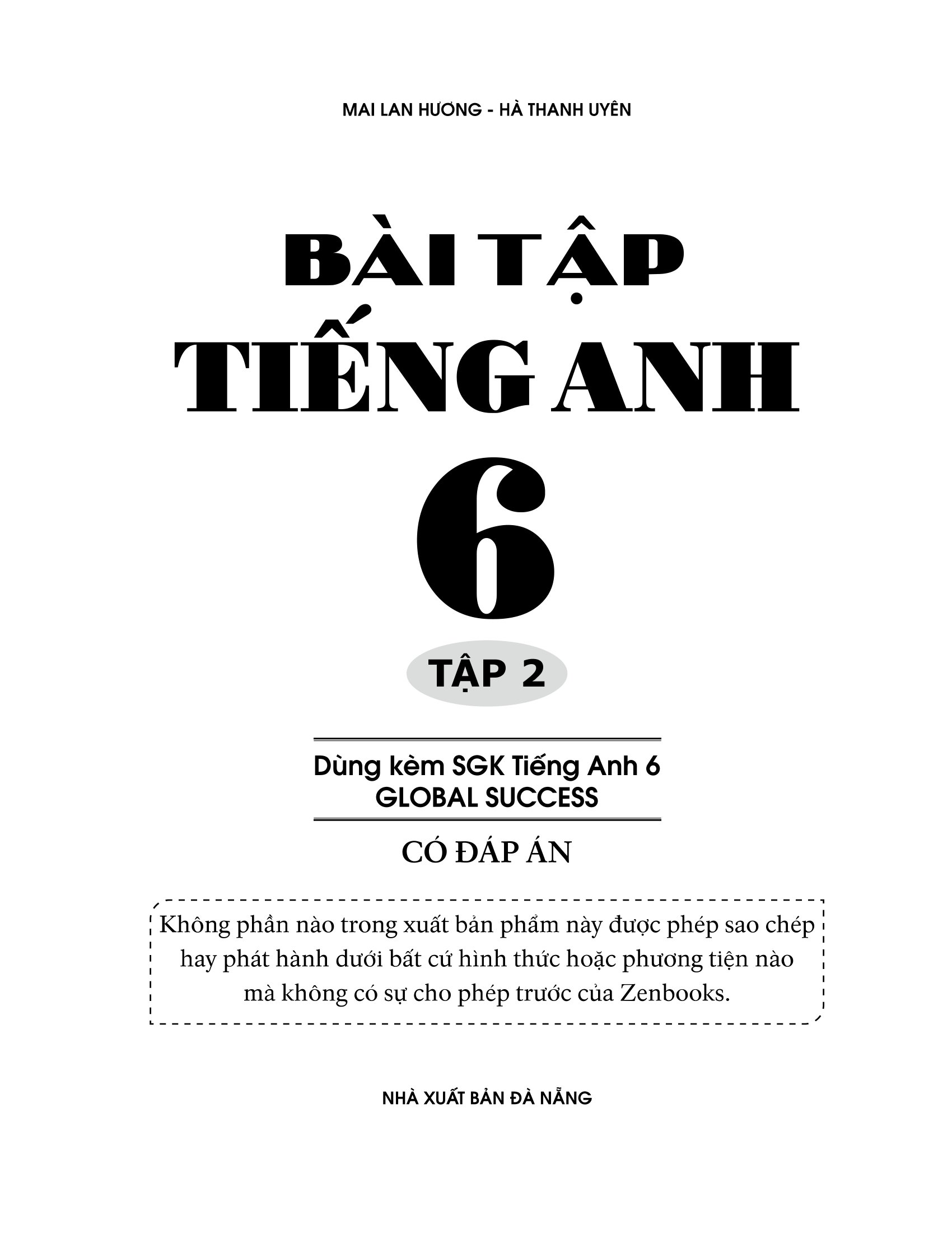 bộ bài tập tiếng anh lớp 6 tập 2 (có đáp án) - dùng kèm sgk global success - Ảnh 2