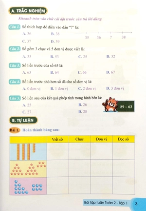 bộ bài tập tuần toán 2 - tập 1 (bộ sách cánh diều) - Ảnh 5