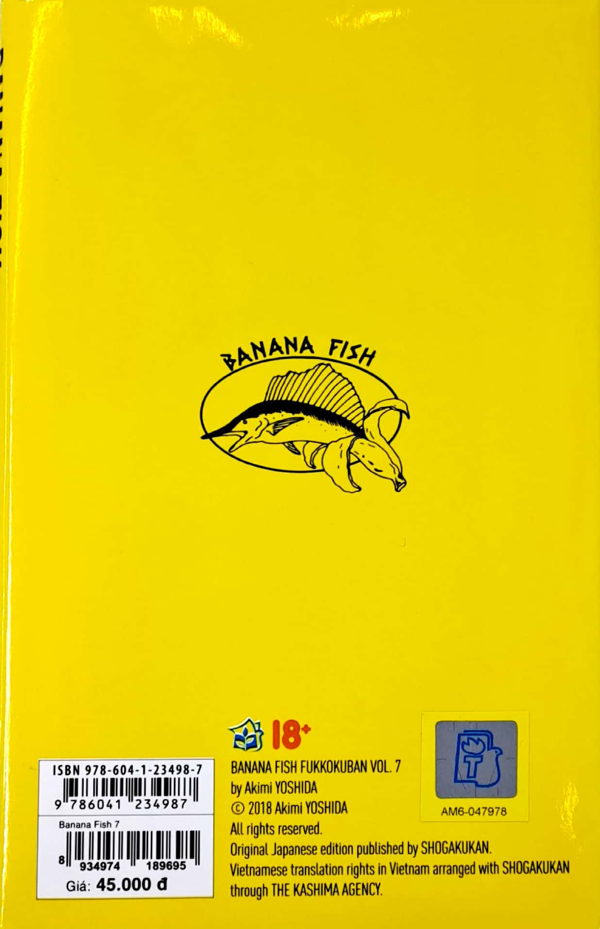 bộ banana fish - tập 7 - tặng kèm postcard giấy - Ảnh 8